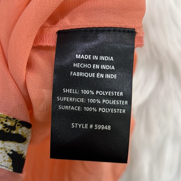 Bebe coral button up - Picture 5 of 5